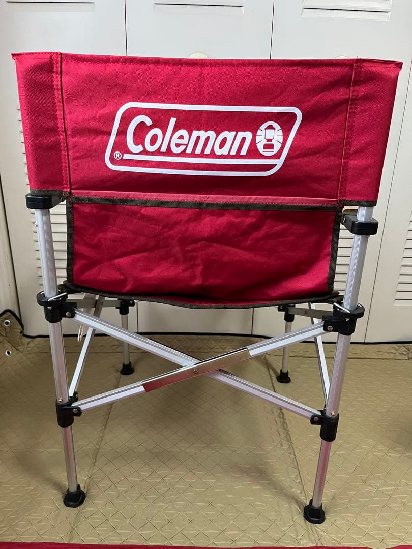 コールマン(Coleman) ツーウェイキャプテンチェア　2脚セット（赤・緑）
