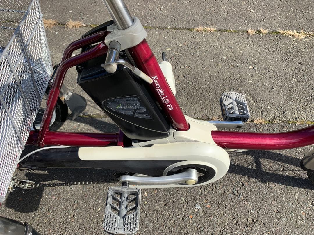 【動作確認済】送料無料 Panasonic 電動三輪自転車8.9Ah長押し4点灯