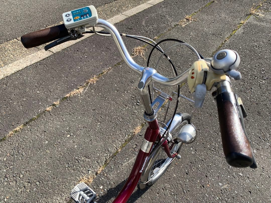 【動作確認済】送料無料 Panasonic 電動三輪自転車8.9Ah長押し4点灯