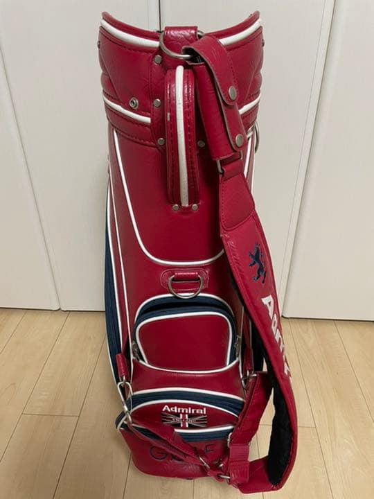 アドミラルゴルフ キャディバッグ レッド ADMG1SC1 40