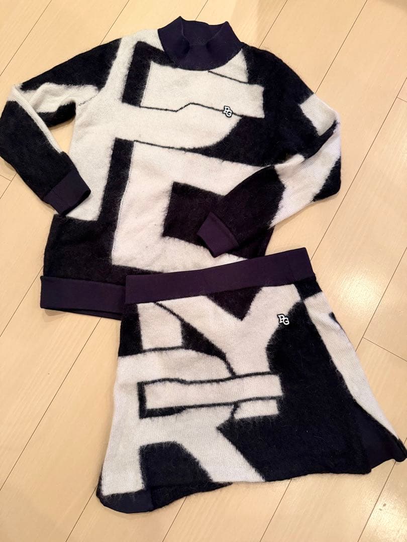 パーリーゲイツ ニット セットアップ