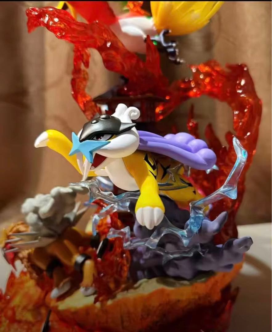 ポケモン　フィギュア　ホウオウ エンテイ スイクン ライコウ