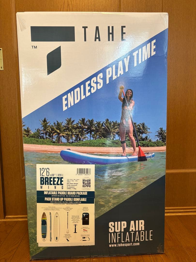 TAHE BREEZE WING 12‘6“x 30”SUPインフレータブル