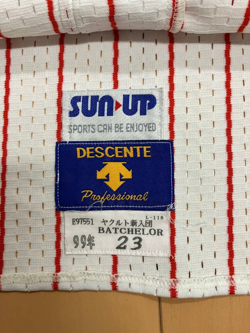 バチェラー　実使用　支給　東京ヤクルトスワローズ　ユニフォーム