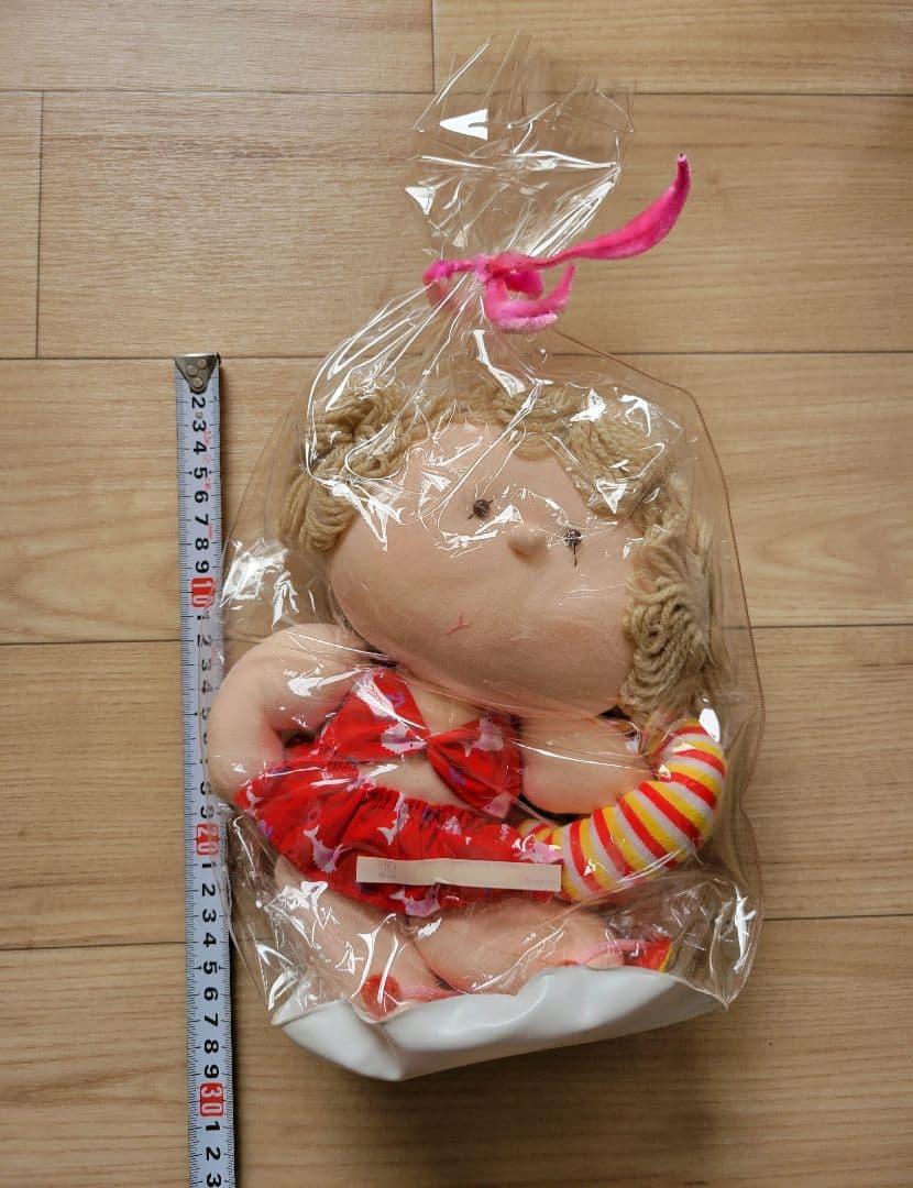 昭和レトロ ぬいぐるみ 毛糸髪 人形