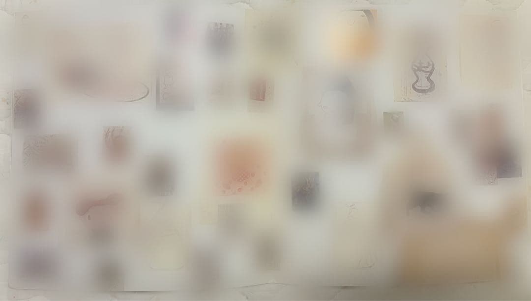 [貴重品] 奈良美智の古いフライヤーと古い展覧会案内冊子