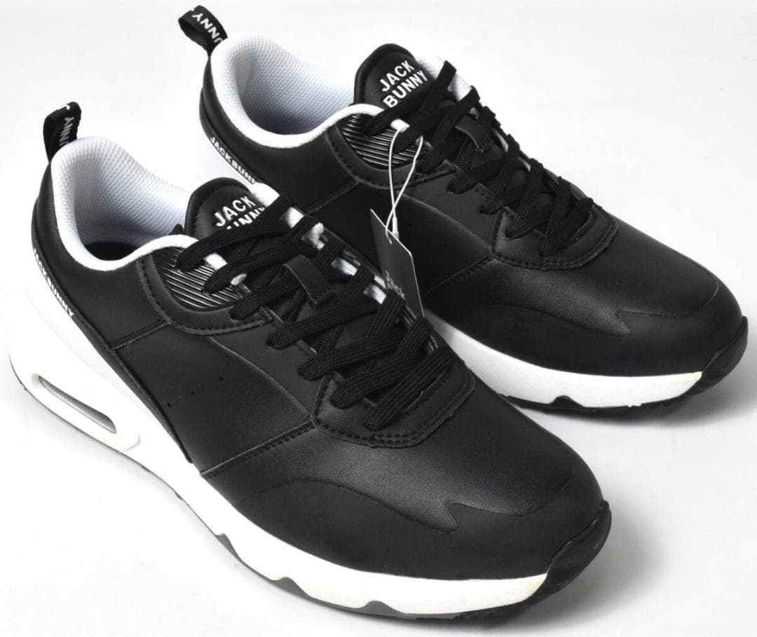 未使用 ジャックバニー エアーソール ゴルフシューズ 26.5 ブラック