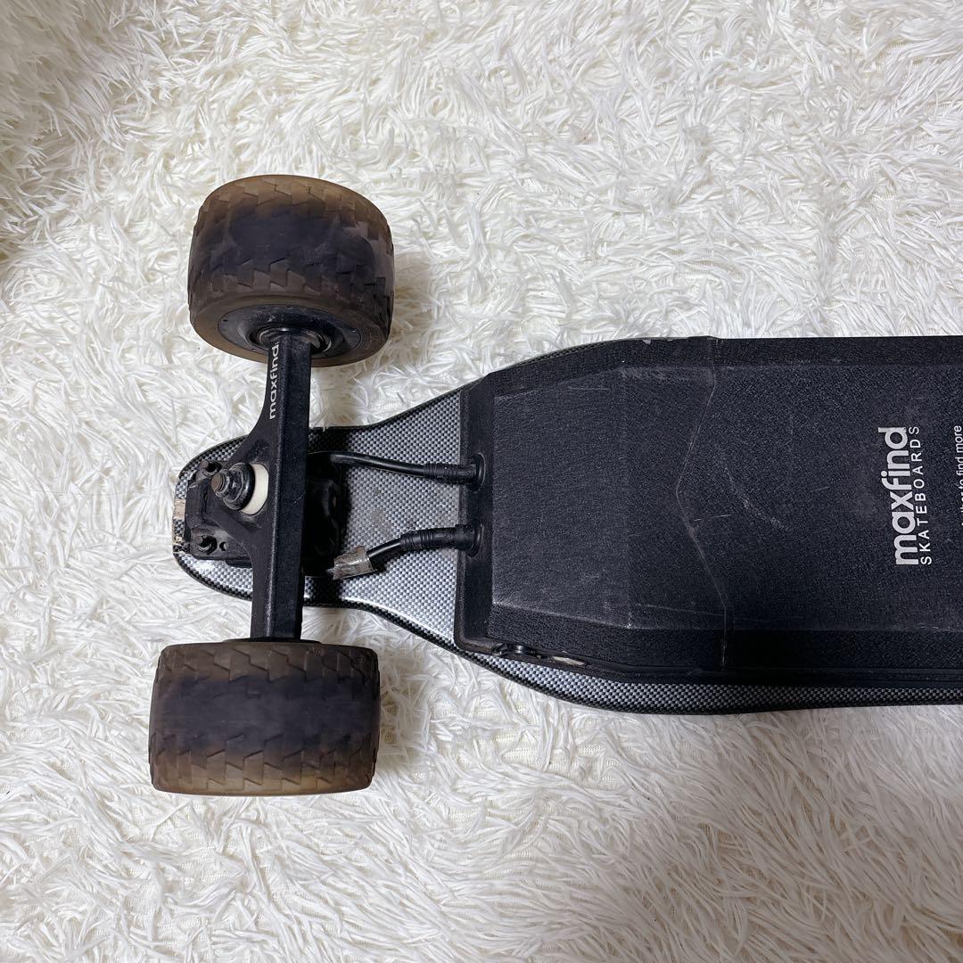 動作品✨max find 電動スケートボード オフロードタイヤ リモコン付き