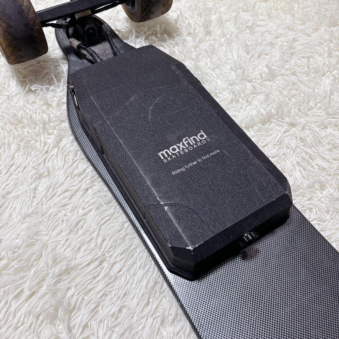 動作品✨max find 電動スケートボード オフロードタイヤ リモコン付き