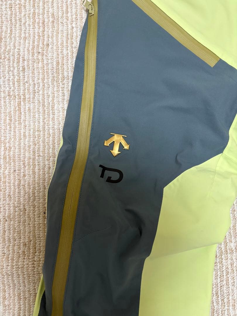 TD 防水スキーオーバーオール ライムグリーン