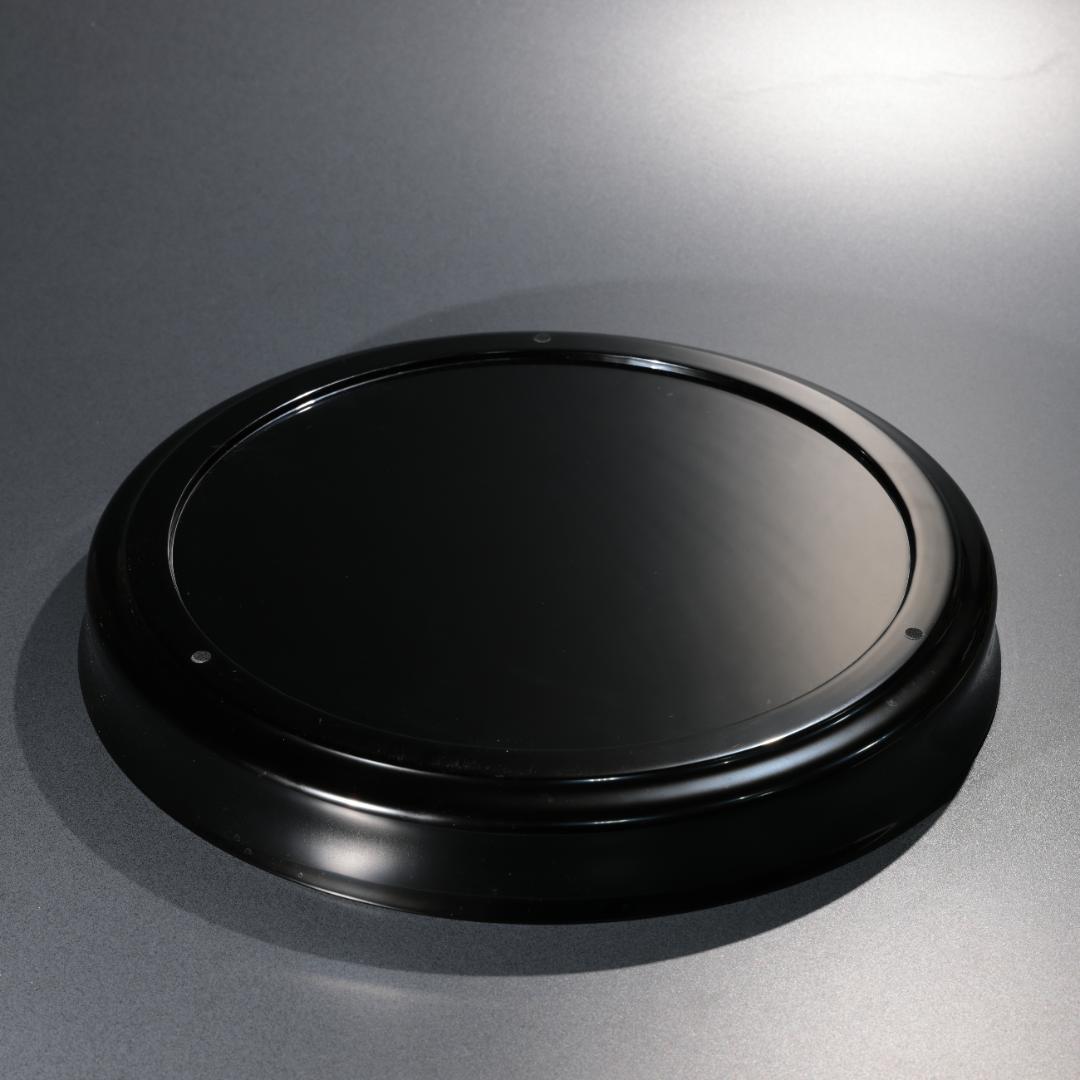 輪島塗　丸盆　朱×黒　漆塗　直径36cm　R0939P3