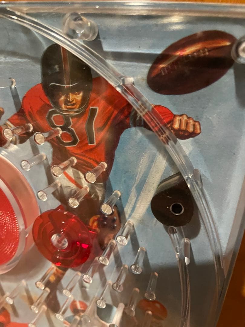 箱ケース付き希少　ヴィンテージ・フットボール・パチンコ・ピンボールゲーム