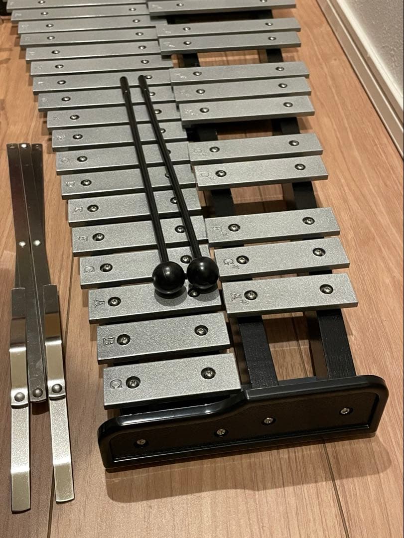 グロッケン 鉄琴 32音 スタンド付属 マレットx2本