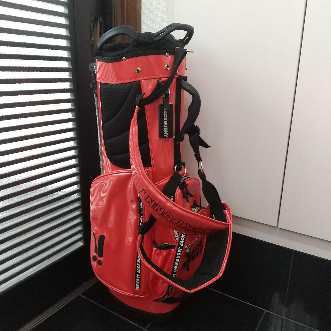 未使用❗️★Jack Bunny★定番エナメルスタンドキャディBAG