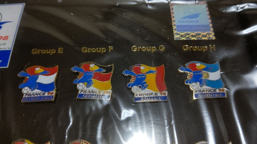 サッカービンズ記念額装 1998年フランス大会