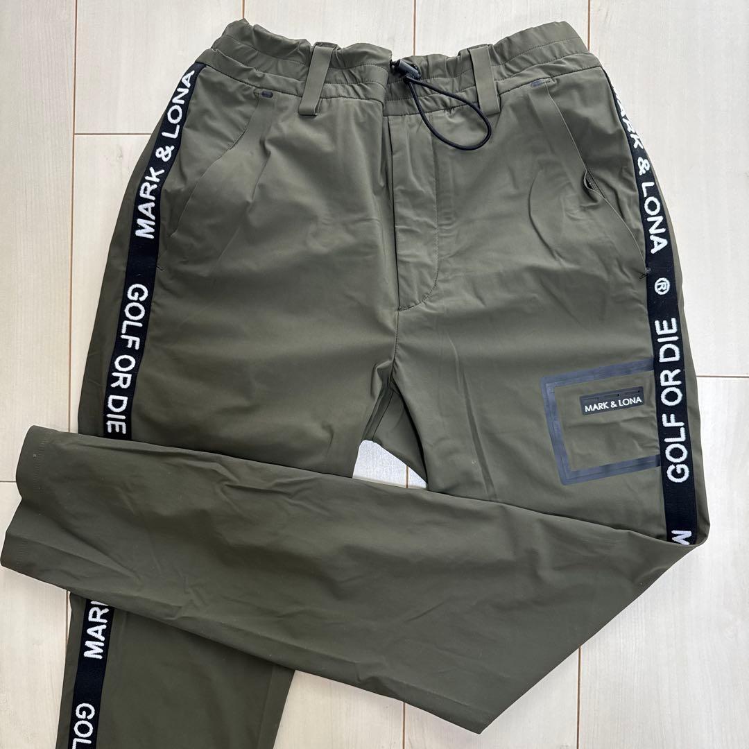 MARK & LONA ゴルフパンツ オリーブグリーン