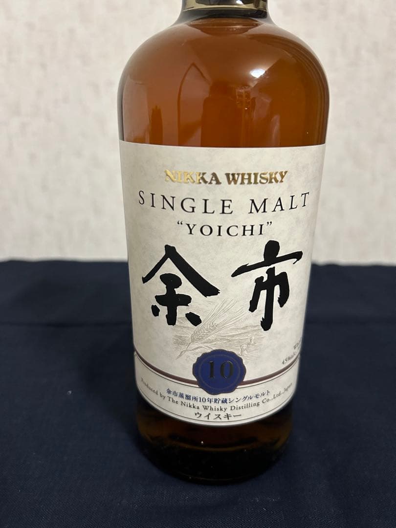 【未開栓品】余市10年 シングルモルトウイスキー 700ml 【古酒】箱有り
