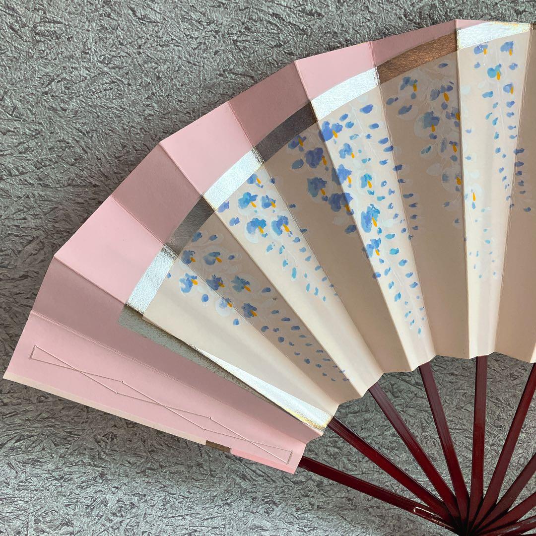 舞扇子3点セット 専用ケース付き 桜 藤 和柄扇子 舞扇