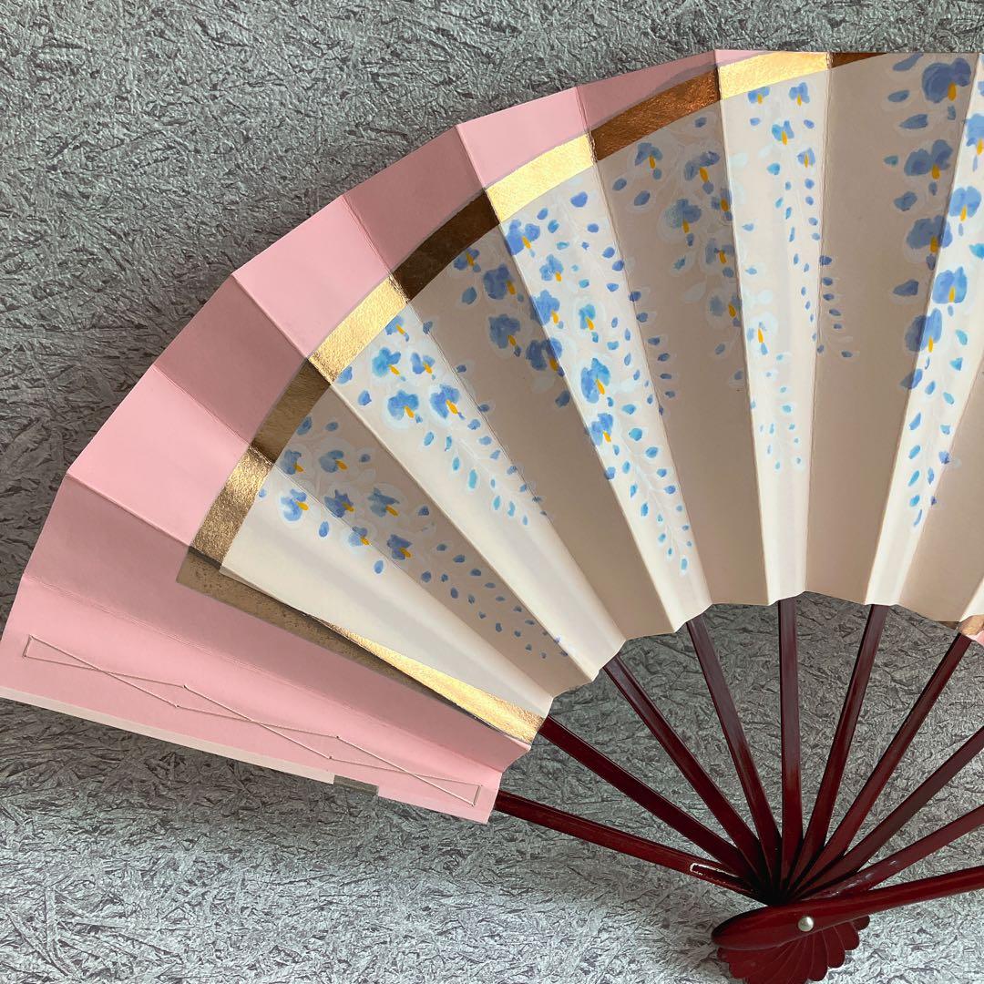 舞扇子3点セット 専用ケース付き 桜 藤 和柄扇子 舞扇