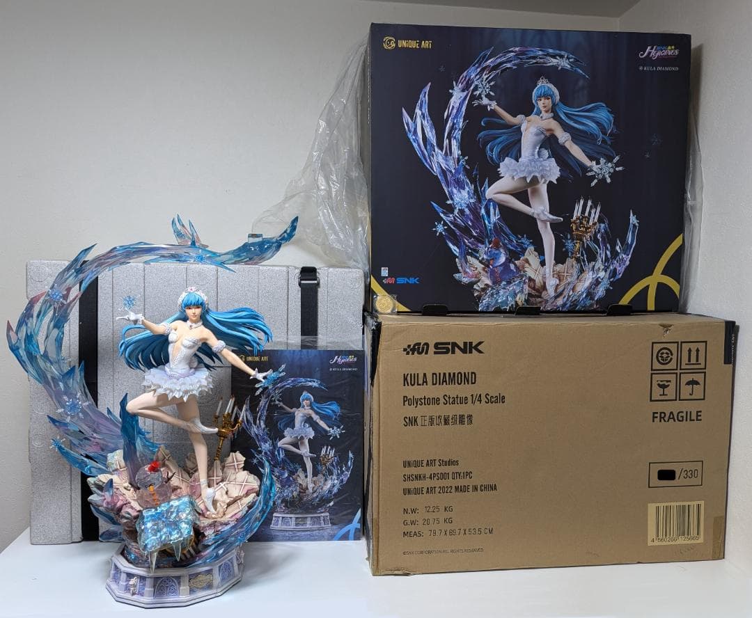 ※未開封　SNK【クーラ・ダイアモンド】完成品フィギュア　UNiQUEART