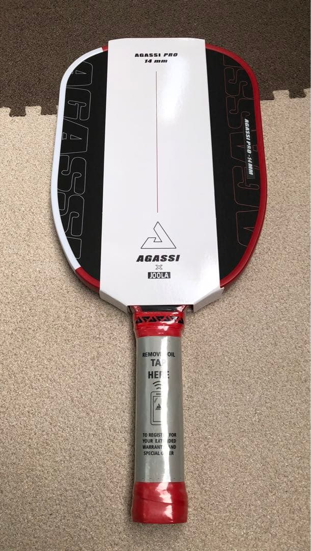 新品！！JOOLA ヨーラピックルボール パドル アガシ プロ 14mm