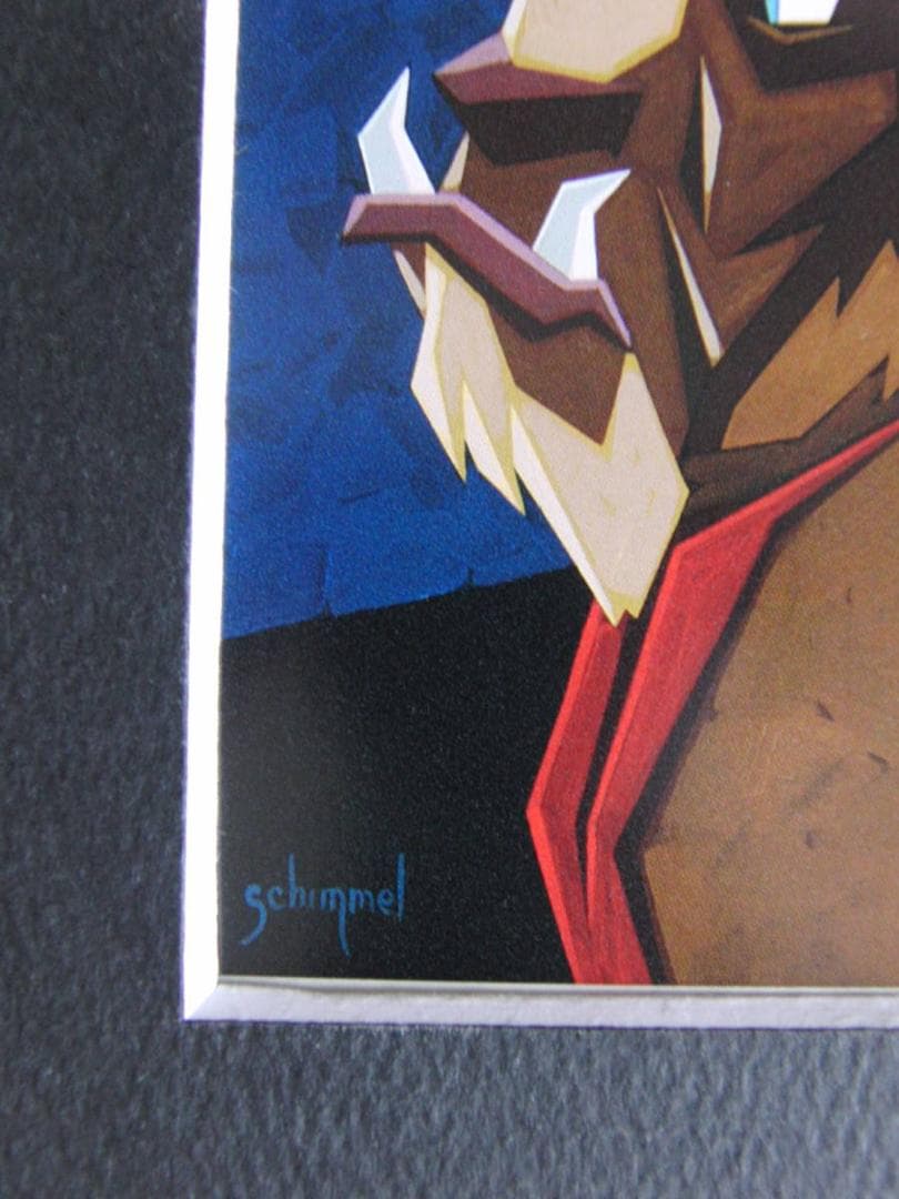 シム・シメール、【Don't Touch!】、希少な額装用画集より、新品額装付