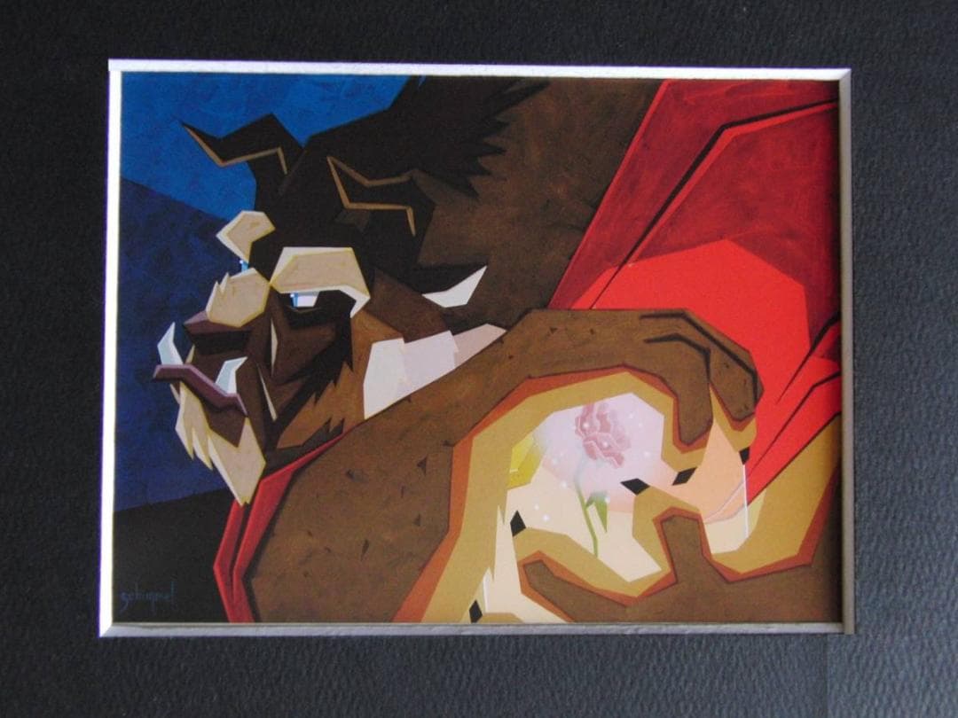 シム・シメール、【Don't Touch!】、希少な額装用画集より、新品額装付