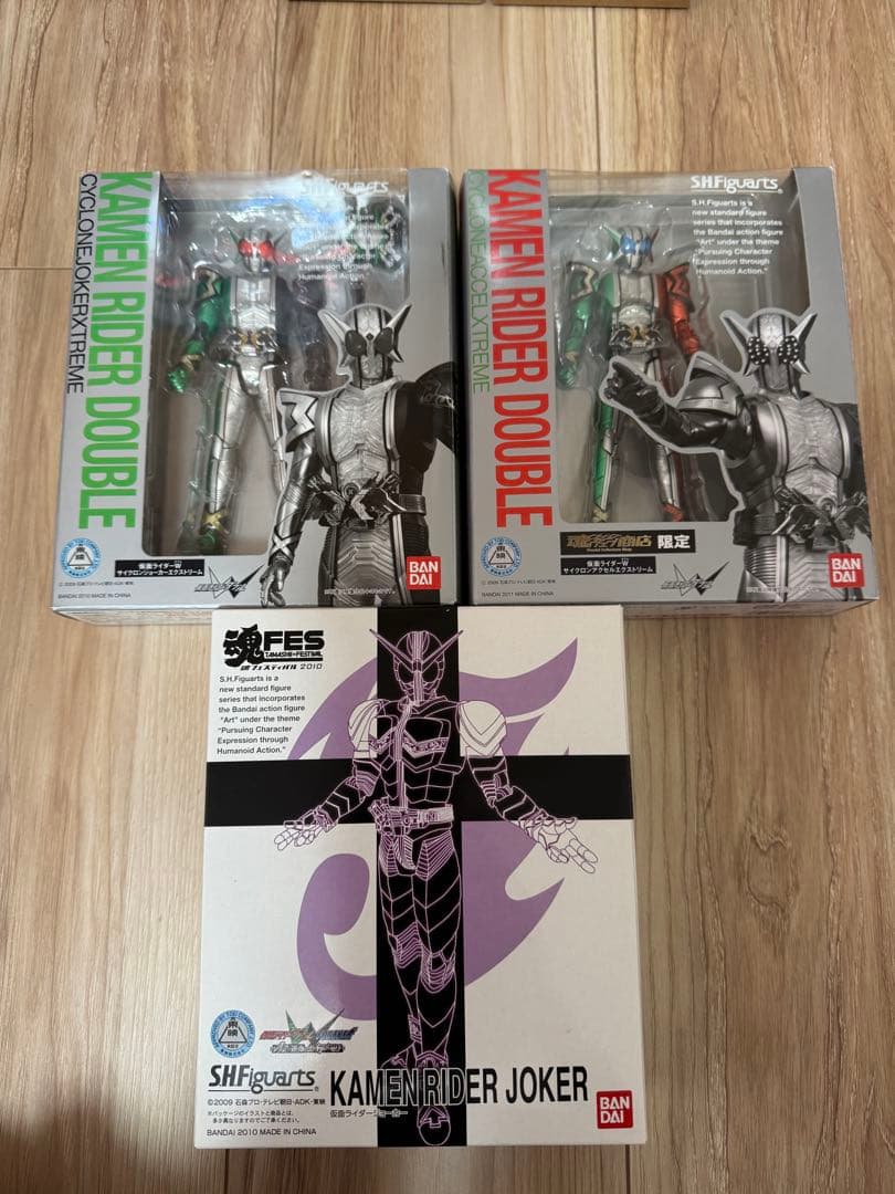 【開封】S.H.Figuarts 仮面ライダーW 17個+おまけセット