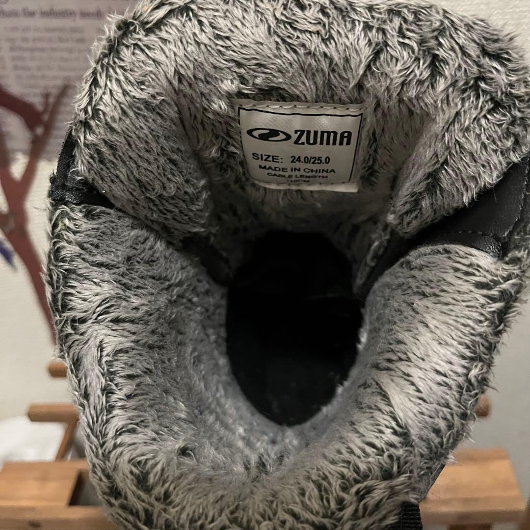 ZUMA スノーボードブーツ ソフト　子ども用 グリーン　24.0 25.0