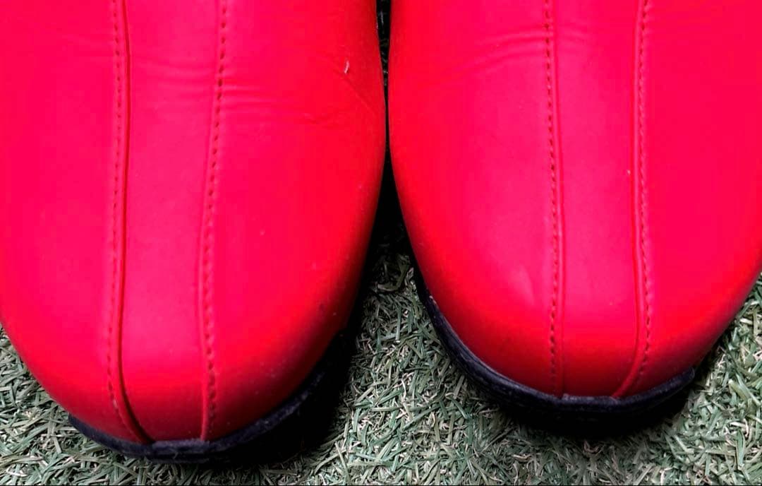 良品☆ブリヂストン SHG75L スパイクレスゴルフシューズ 27.0cm 赤