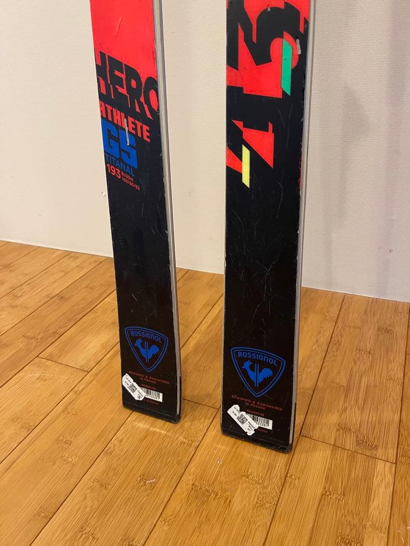 GuRi　特別選手用！Yスキー！ROSSIGNOL GS 193cmビン付