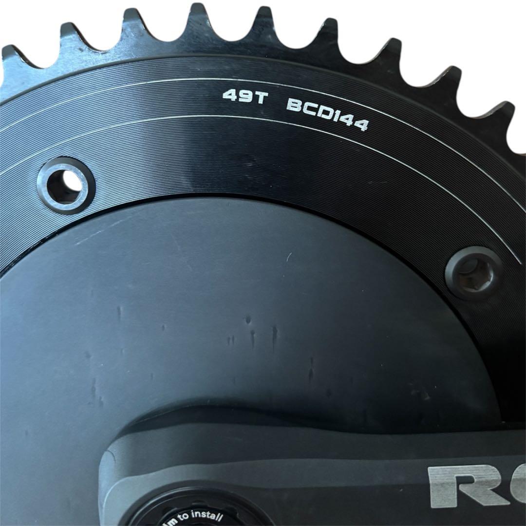 ROTOR ALDHU TRACK 30 165mm クランク49T BB付