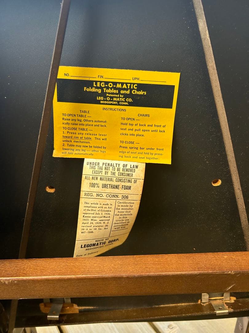 Leg-0-Matic FoldingChair2脚セット キャンプに最適です。