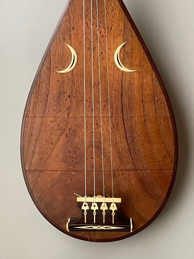 筑前琵琶　撥・架台付属