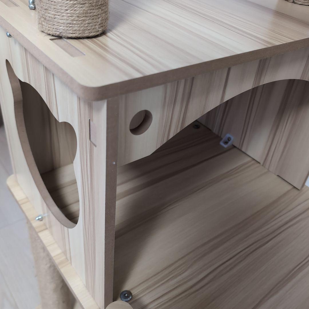 キャットタワー 透明宇宙船付き