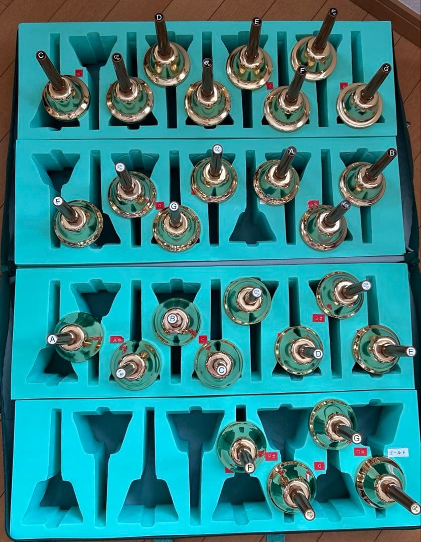 ミュージックベル　ゼンオン　スーパー27音セット　ケース付き