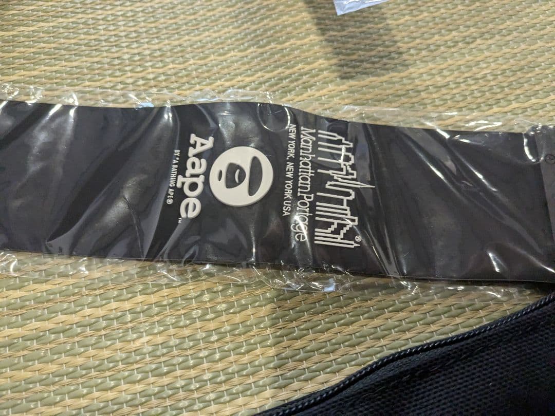 Aape ブラック ポーチ未使用