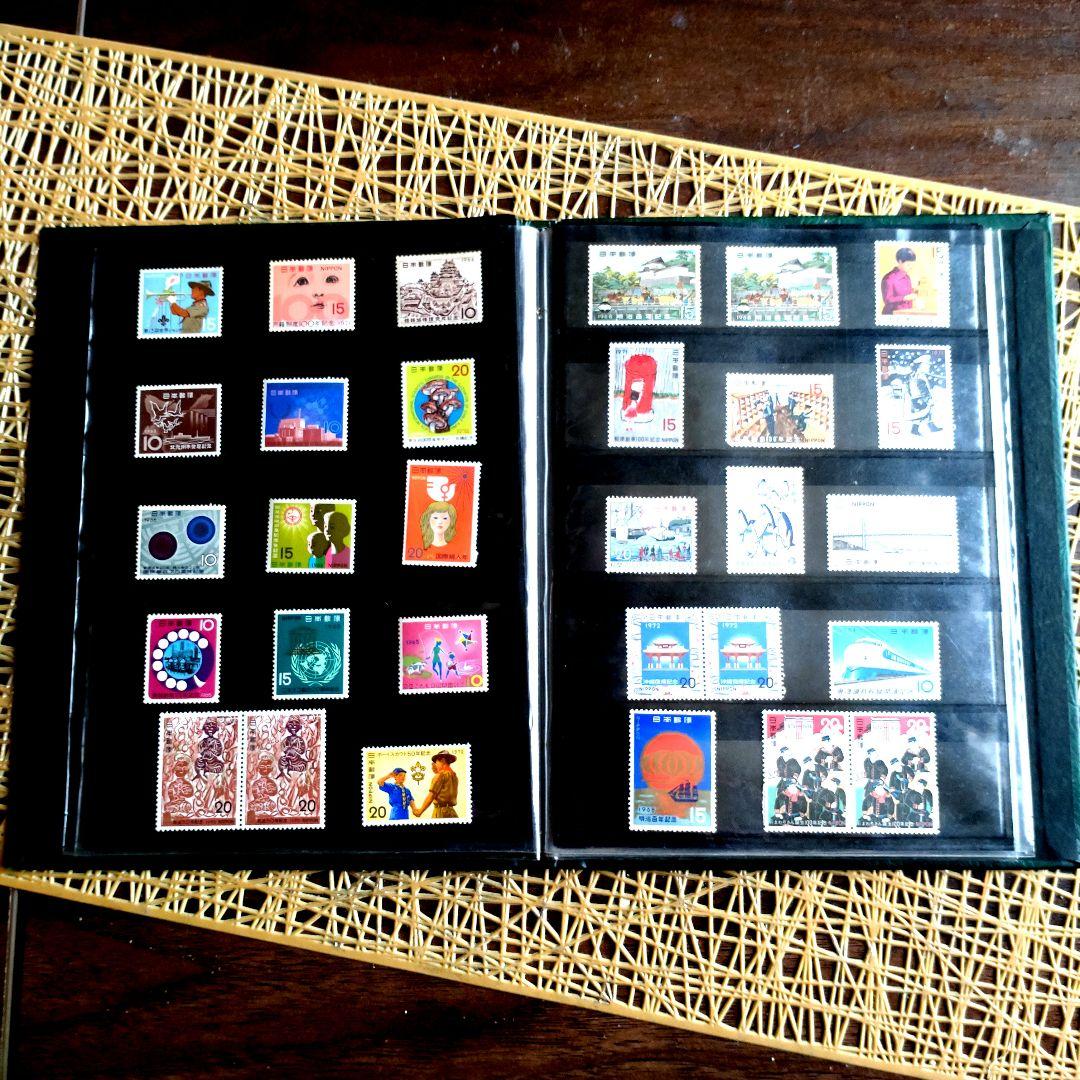 スタンプアルバム 緑色