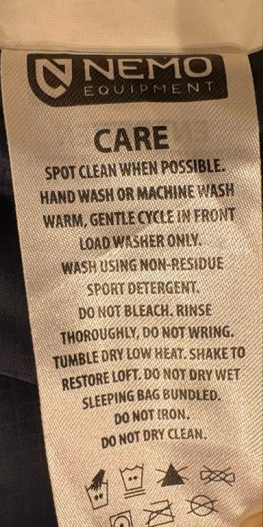 ニーモイクイップメント ディスコ 30 寝袋