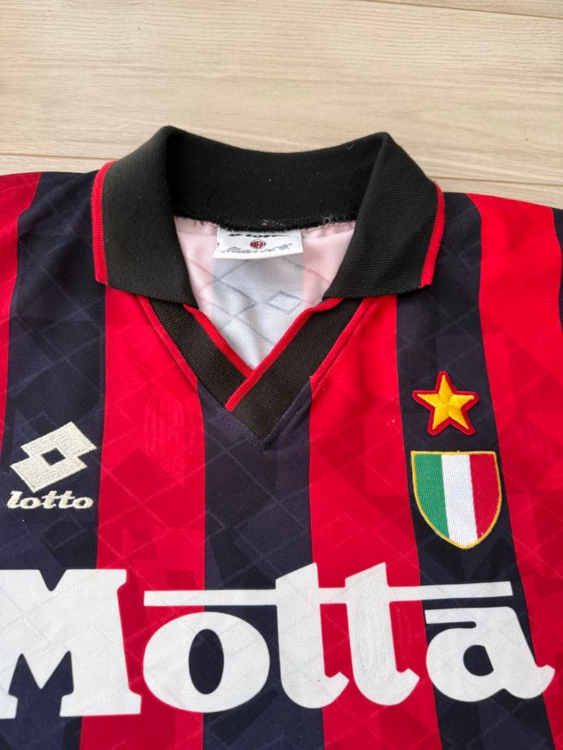 93-94 ACミラン　ガッリ選手 支給品　ユニフォーム　検　実使用