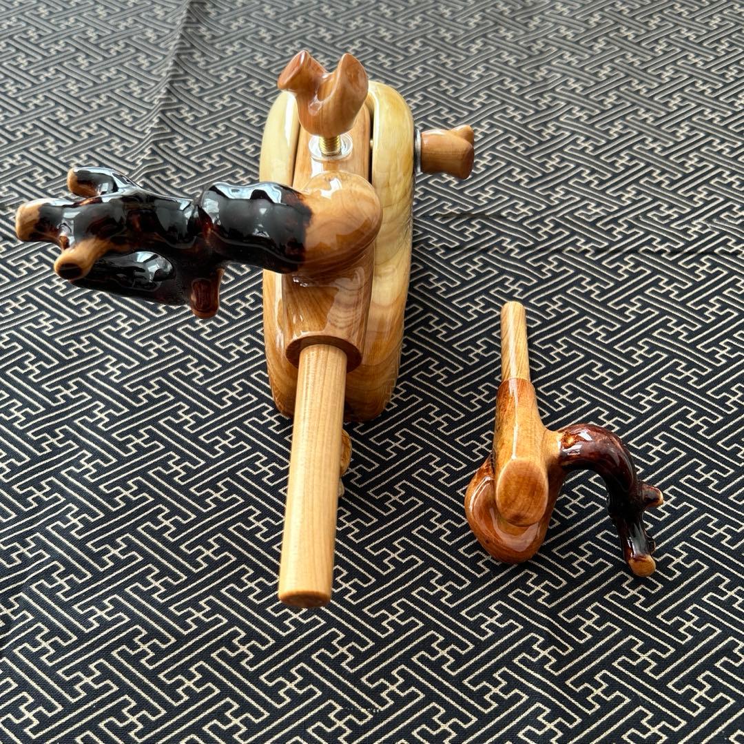 へらぶな　万力　値下げ　山桧　大砲万力　天然木 へらぶな