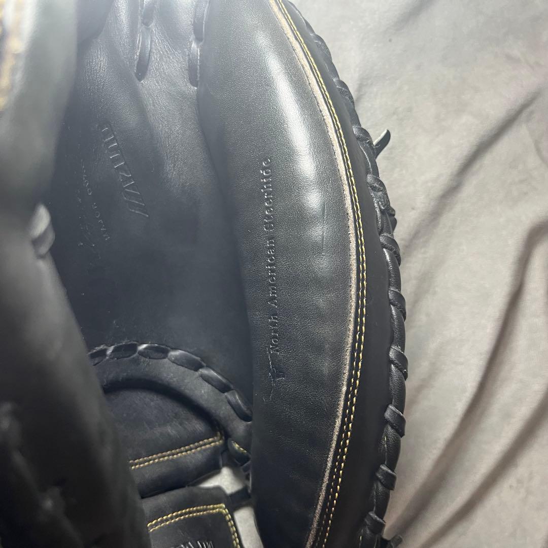 Mizuno pro 軟式キャッチャーミット　ブラック　Mマーク　値下げ不可