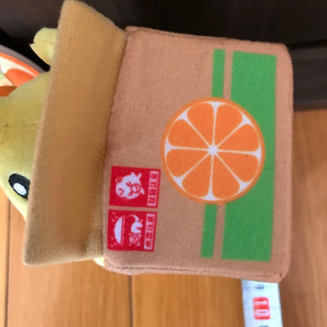 ペアピカチュウとえひめみかん　ぬいぐるみ　愛媛みかん　えひめみかん　愛媛　えひめ