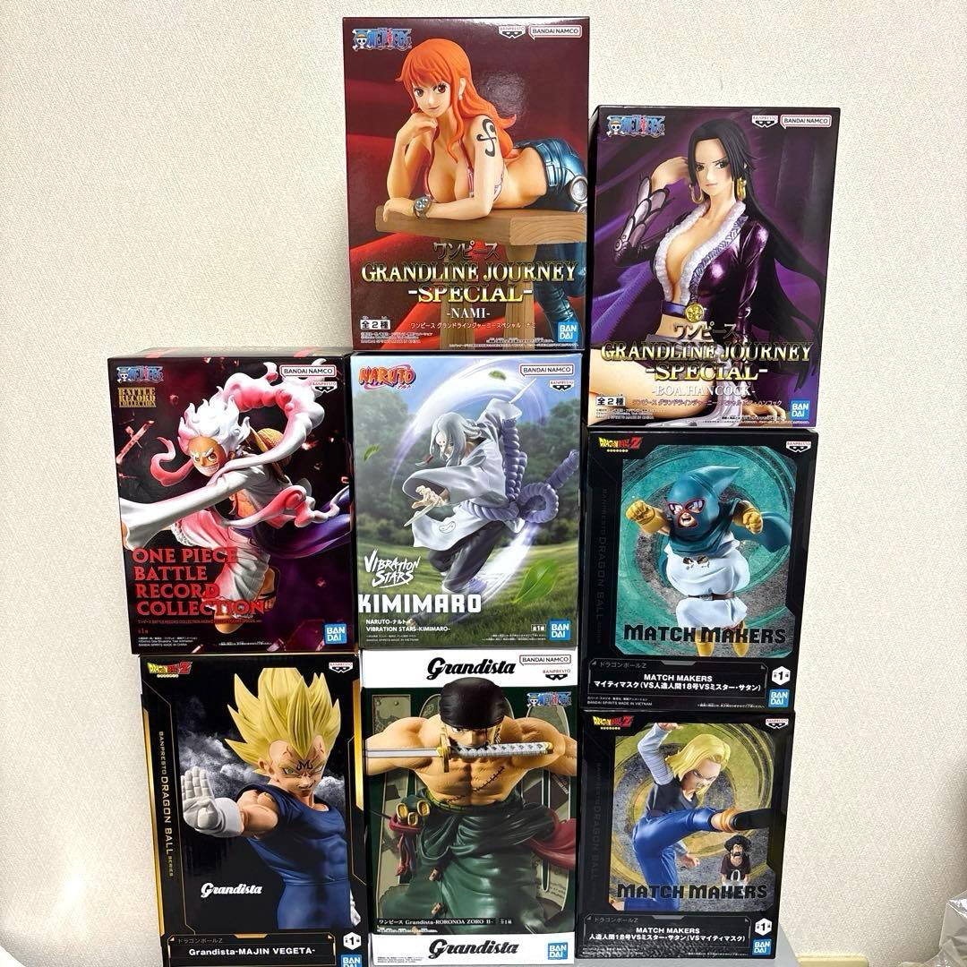 最新プライズ　フィギュア　まとめ売り　8点　ワンピース　ドラゴンボール　他