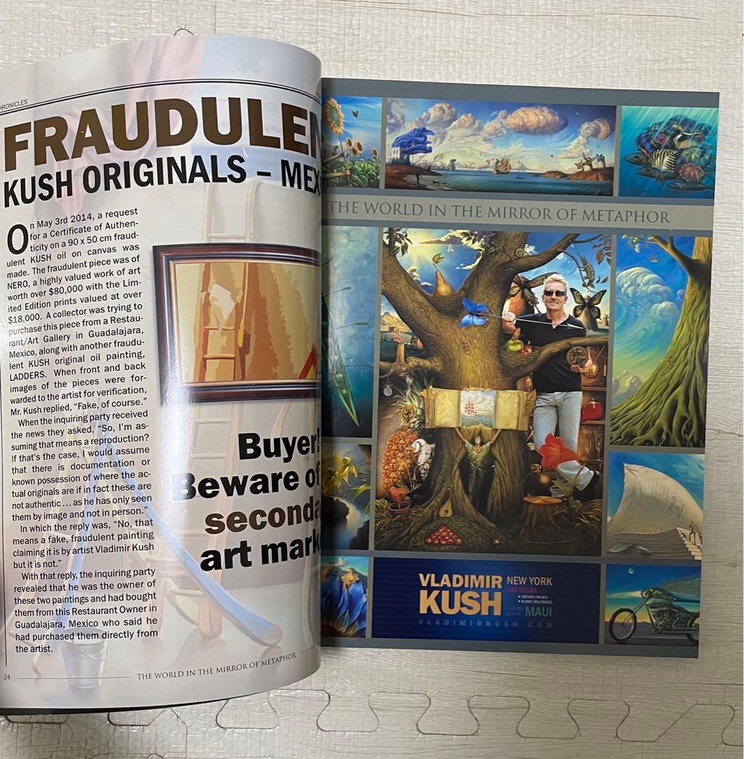 KUSH FINE ART ルート66 絵画　定価¥550000