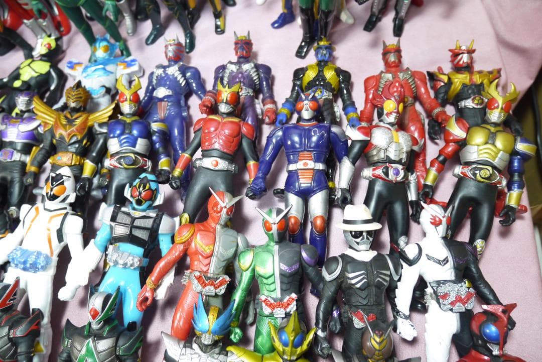 ライダーヒーローシリーズ　ビッグサイズソフビフィギュア　113体セット