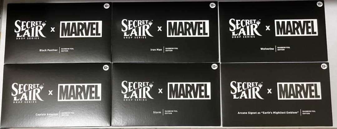 【出品1/20まで】Marvel Superdrop Foil全種+特典 未開封