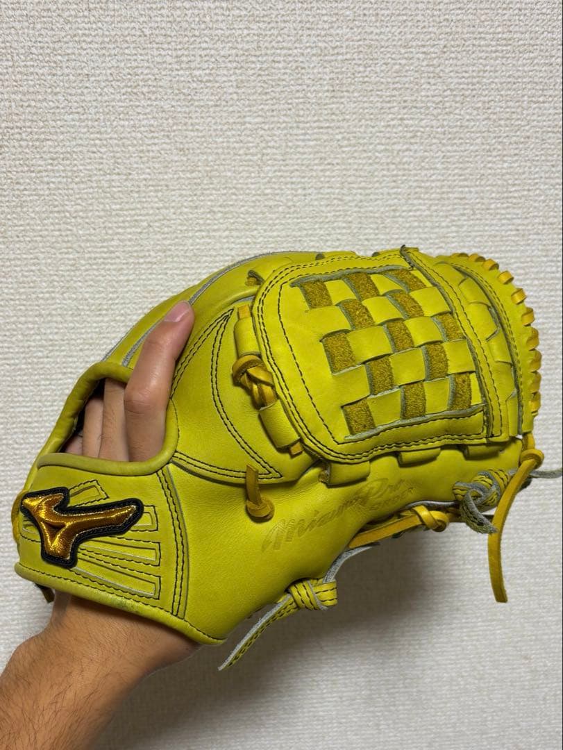 《大人気》MizunoPro 軟式内野手用オーダーグローブ 波賀ジャパン