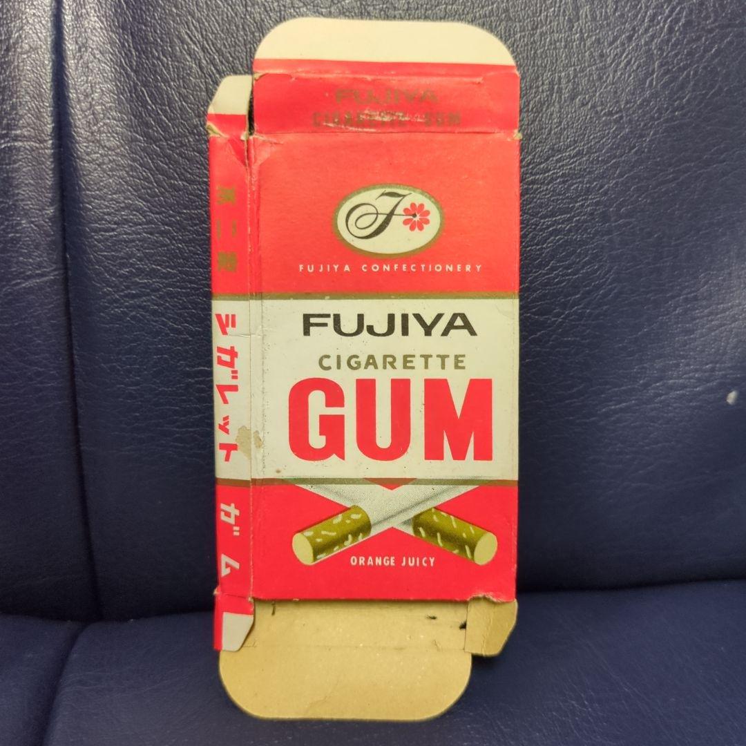レトロ 不二家 シガレット ガム 空き箱