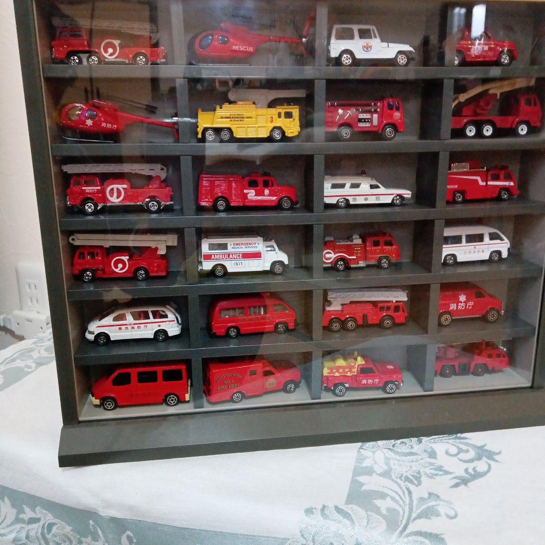 トミカコレクション ミニカー24車(消防関係車両ケース入)
